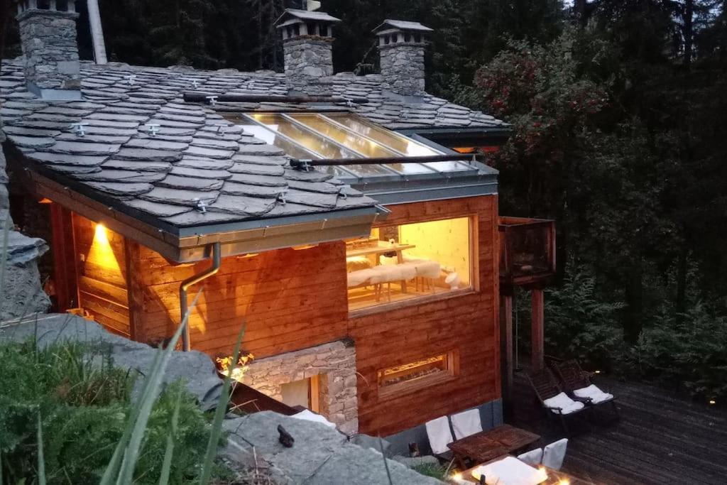 La Baita Nel Bosco Morgex Kültér fotó
